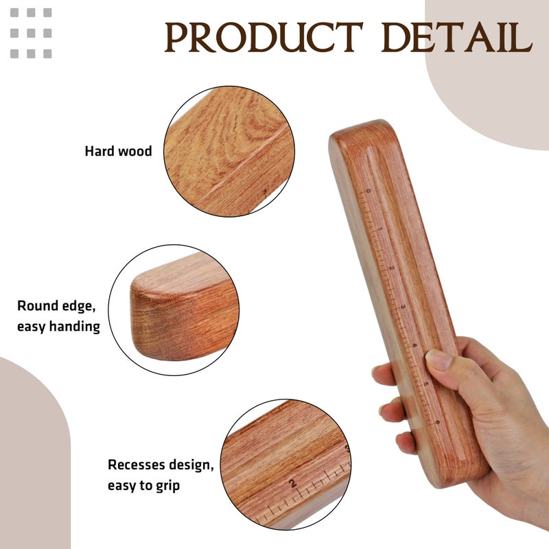 Savina Tailors Clapper for Quilting  Hard Wood Professional Multipurpose Durable for Seam Ironing  Flattening Tool. Great for Setting Fabric Folds  Accenting  Clothing Wrinkle Sewing. - Image 3
